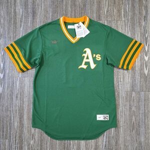 Nike Reggie Jackson Oakland Athletics A's Baseball Jersey Cooperstown Men's M